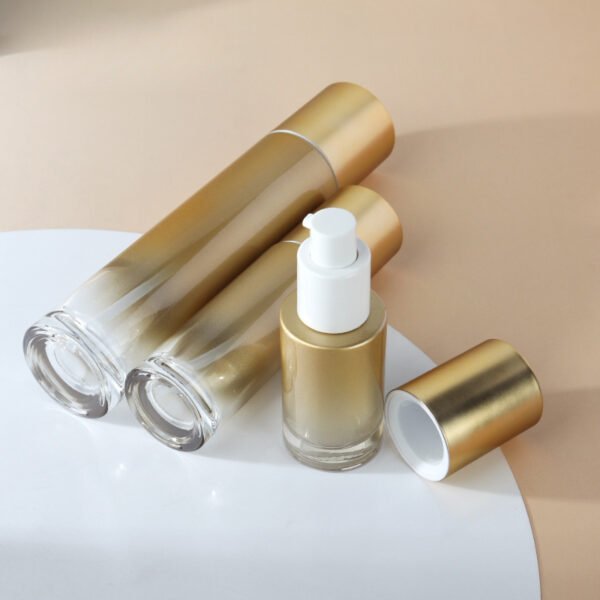 OEM/ODM Cosmetic Container Packaging Set Custom logo Empty Pump Bottle and Jar - Image 2