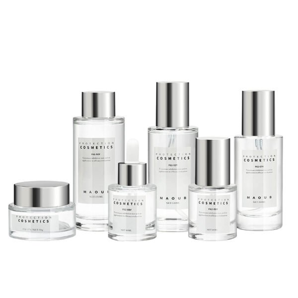 30 50g 40 100 120 150ml Skincare Packaging Set Glass Cosmetic Lotion Serum Bottle - Image 5