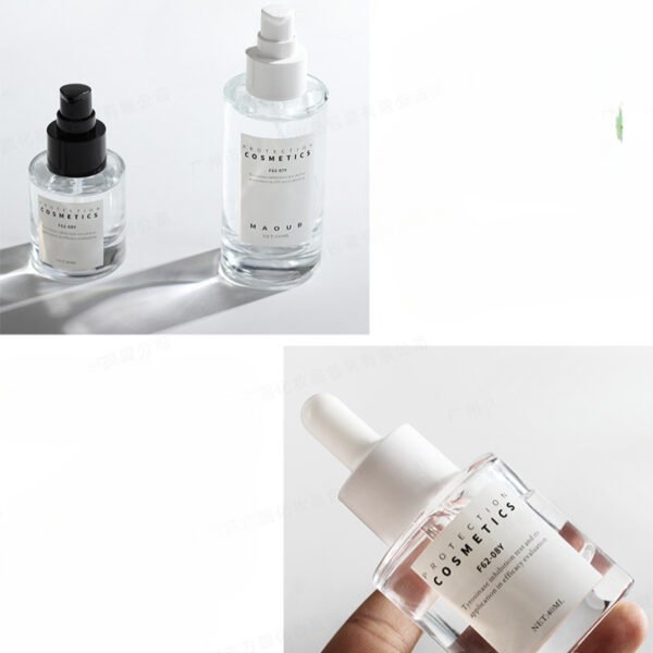 30 50g 40 100 120 150ml Skincare Packaging Set Glass Cosmetic Lotion Serum Bottle - Image 6