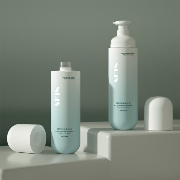 Skincare Packaging Cosmetic Glass Lotion Serum Pump Bottle Face Cream Jar - Image 2
