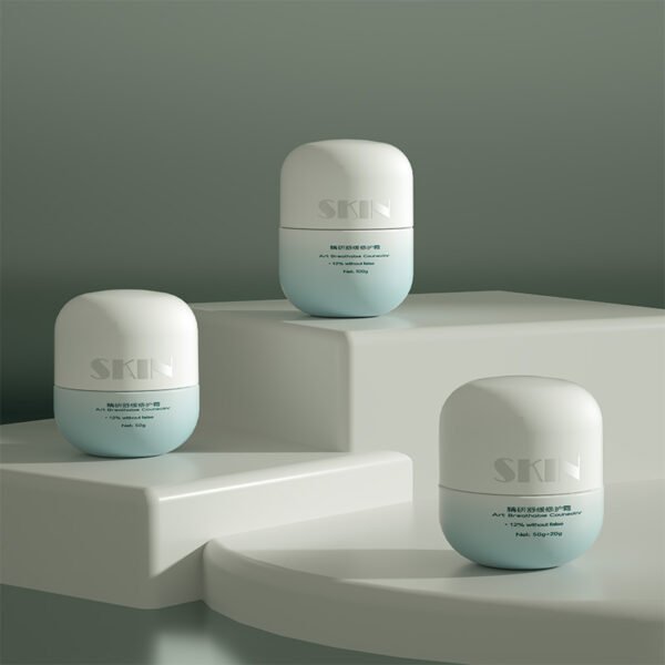Skincare Packaging Cosmetic Glass Lotion Serum Pump Bottle Face Cream Jar - Image 3