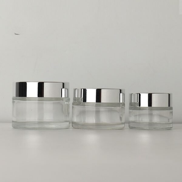 Premium Glass Cream Jars for Luxury Face Eye Cream Packaging