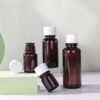 amber large mouth light-proof essential oil refill bottle