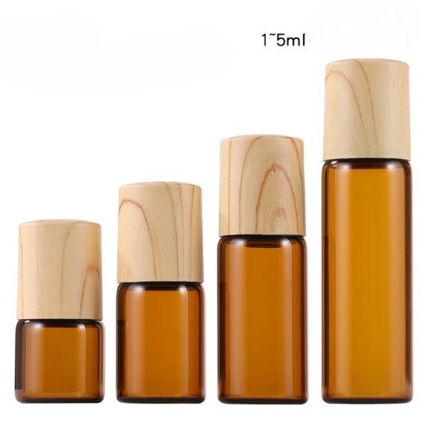 wholesale steel balls roller essential oils Vials glass bottles