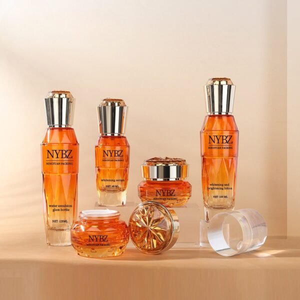 Cosmetic Glass Bottle Manufacturers 50g Glass Face Cream Jars