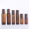 Amber Glass Roller Bottles 5ml 10ml Essential Oil Packaging - Image 2