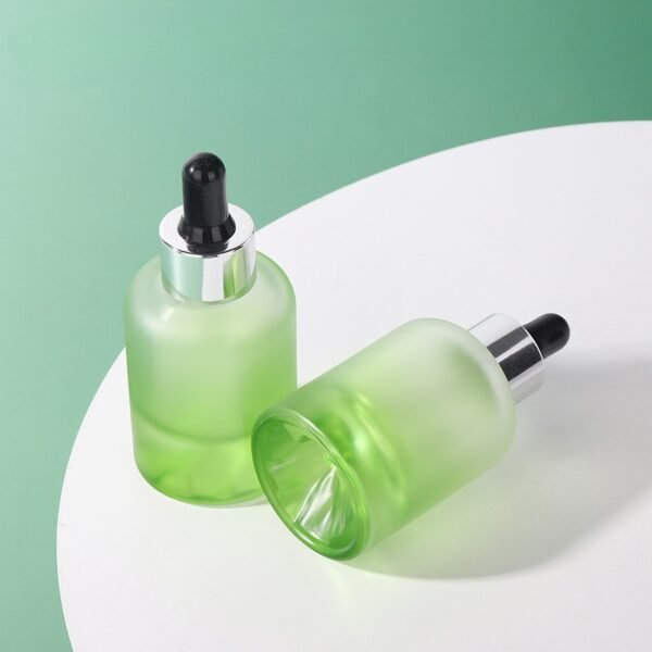 Empty 30ml 1 oz glass dropper bottle frosted serum essence bottle - Image 2