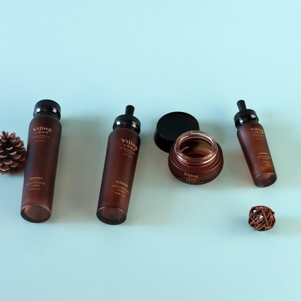 Luxury Glass Containers for Skincare Cream Jars Essence Bottles - Image 2
