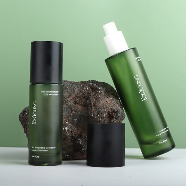Elegant Cosmetic Glass Bottles for Lotion Serum and Cream Packaging - Image 3