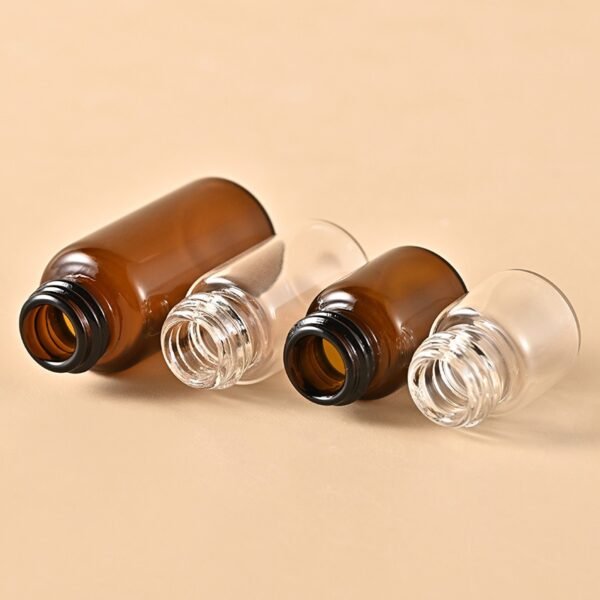 Amber Essential Oil Glass Bottles with Black Caps 1ml 2ml 3ml 5ml - Image 4