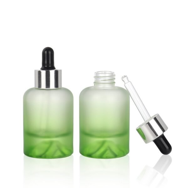 Empty 30ml 1 oz glass dropper bottle frosted serum essence bottle - Image 5