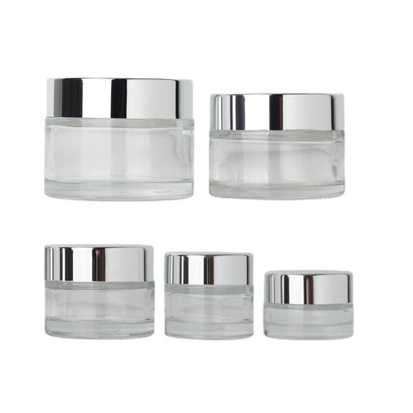 Premium Glass Cream Jars for Luxury Face Eye Cream Packaging - Image 5