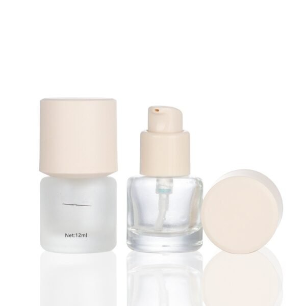 OEM 20ml Clear Glass Bottle with Pump Cosmetic Packaging - Image 5
