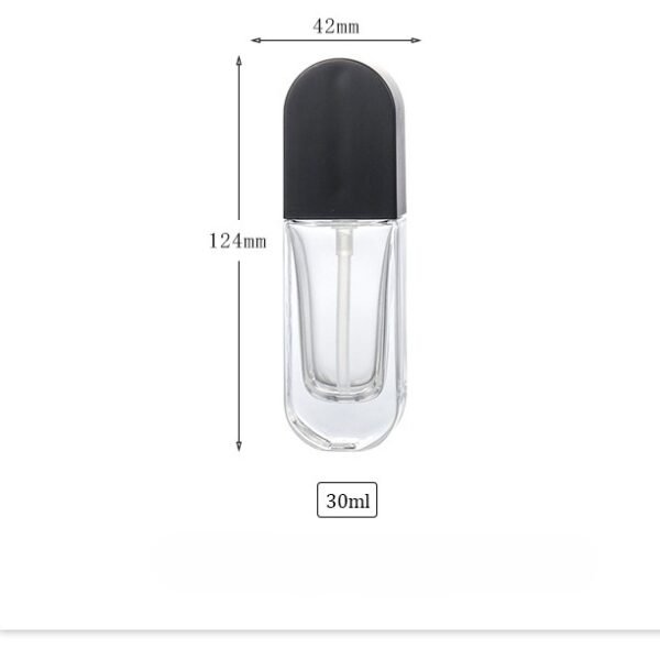New Clear 30ml Glass Bottle Press Pump Foundation Cosmetic Packaging - Image 6