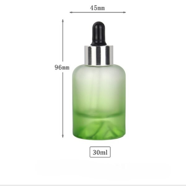 Empty 30ml 1 oz glass dropper bottle frosted serum essence bottle - Image 6