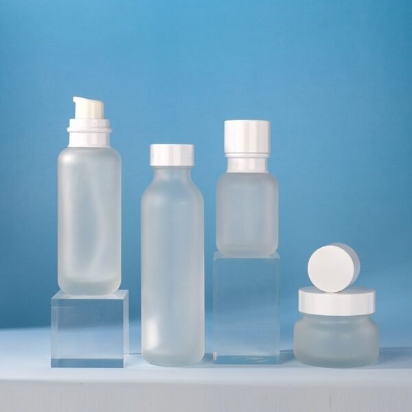 custom skin care bottle 100ml pump 50g cream jar