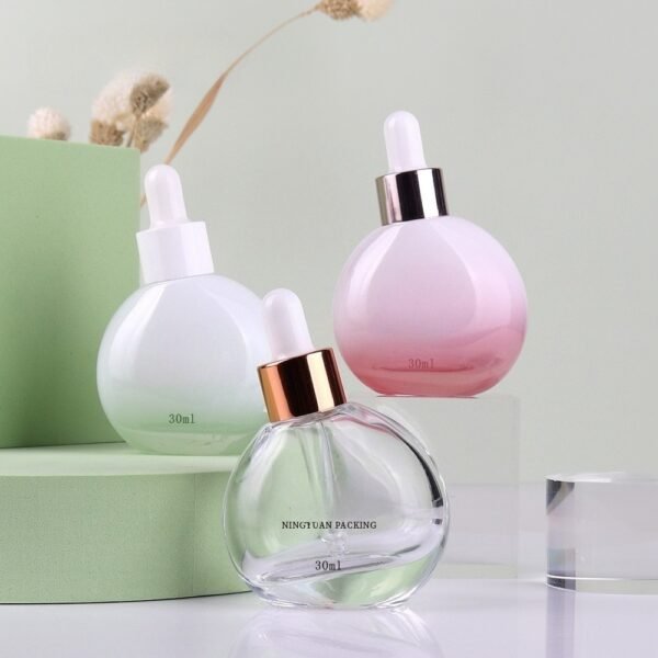 China 30ml Dropper Bottle Glass Serum Packaging