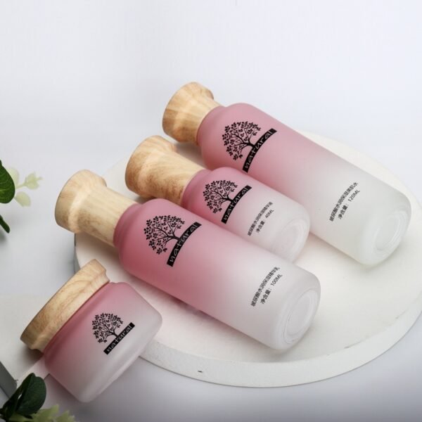 Wholesale Glass Cosmetic Bottles Skincare Packaging for Serum Cream Lotion - Image 2