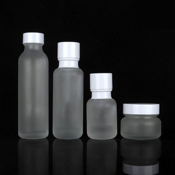 custom skin care bottle 100ml pump 50g cream jar - Image 2