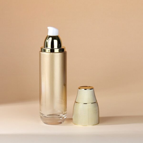 OEM Cosmetic Set Packaging 100ml Pump Bottle Glass Cream Jar - Image 3