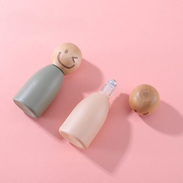 10ml Essential Oil Roller Bottles with Beech Wood Lid - Image 3