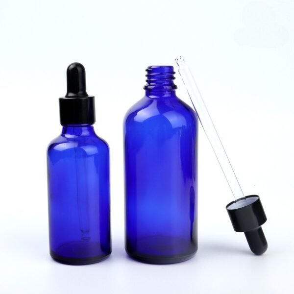 wholesale blue Glass Dropper Bottle 5ml 10ml 30ml 100ml - Image 3