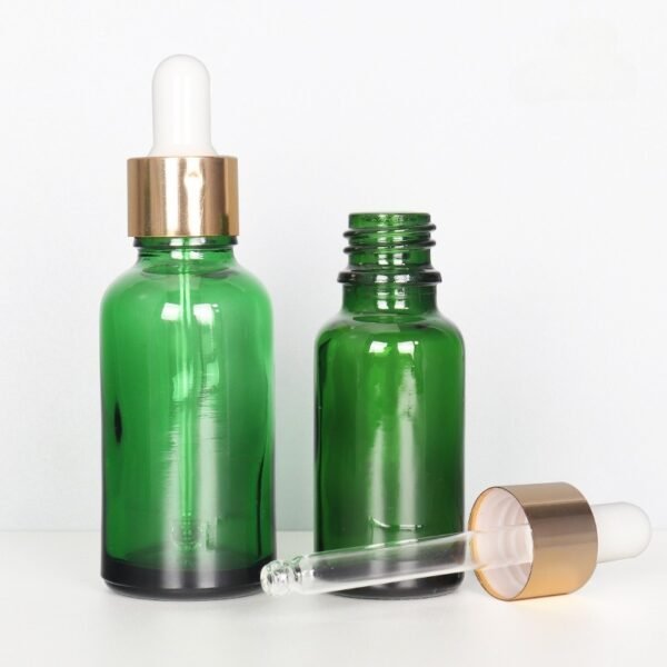 Wholesale 30ml Glass Dropper Bottle Green Serum Bottle - Image 3