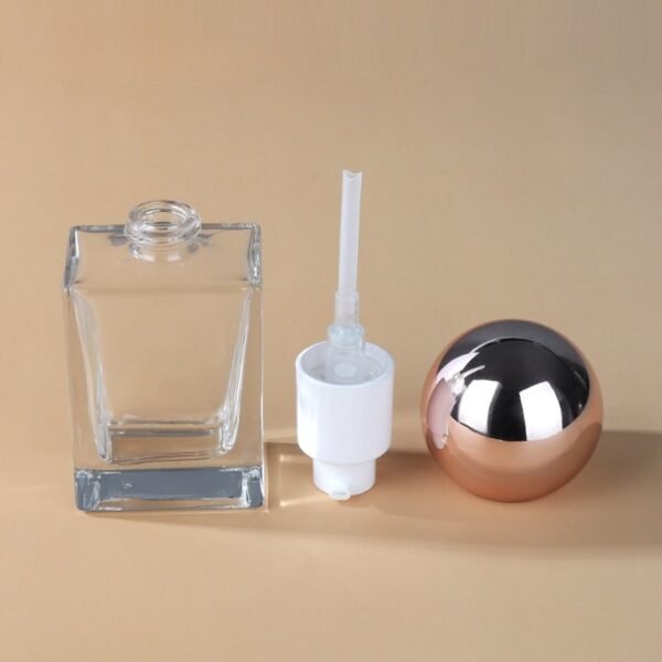 30ml square foundation bottle glass cosmetic packaging - Image 4