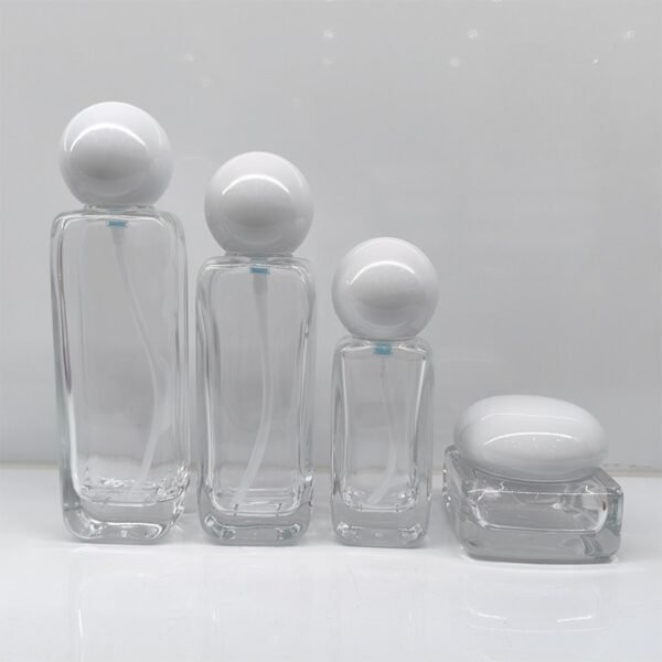 Custom Skin Care Pump Lotion Bottle Glass Face Cream Jar - Image 5