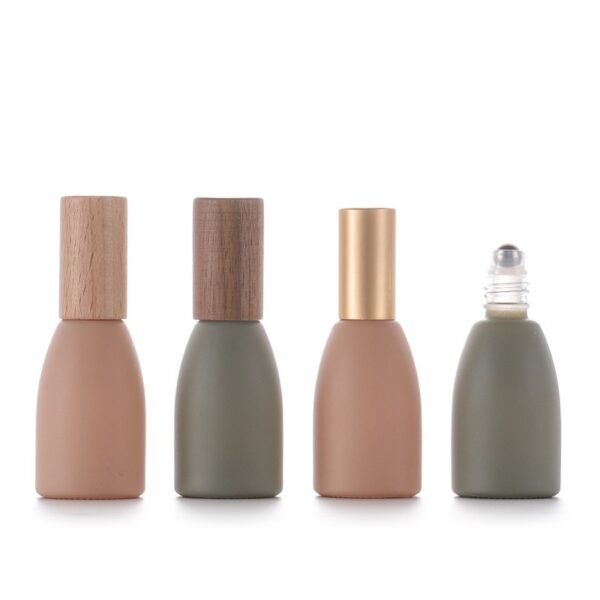 10ml Essential Oil Roller Bottles with Beech Wood Lid - Image 5