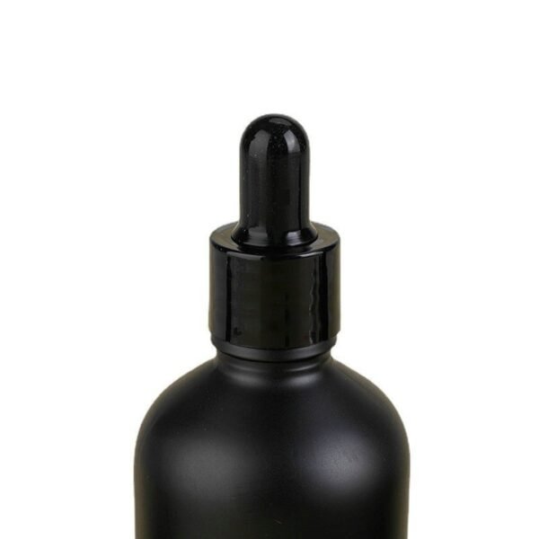 Luxury Empty 5ml Black Matte Dropper Bottle Essencial Oil Bottles - Image 5