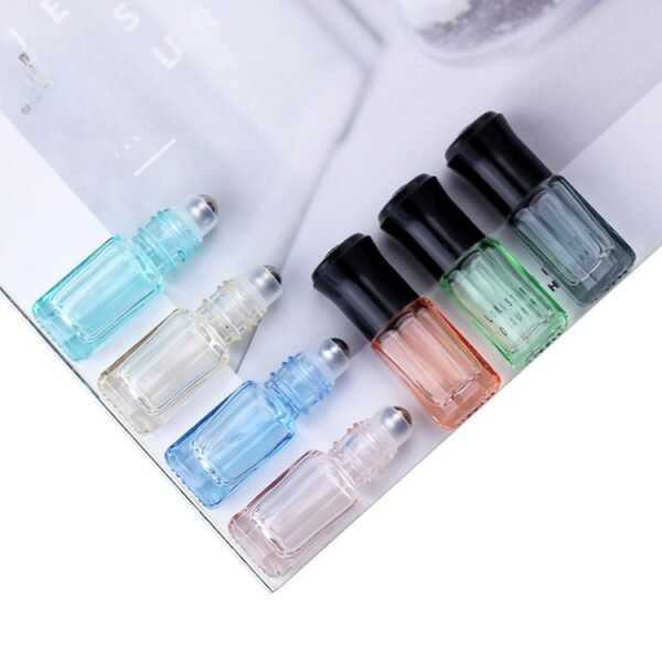 Premium 3ml Glass Roller Bottles with Steel Ball for Essential Oils - Image 6