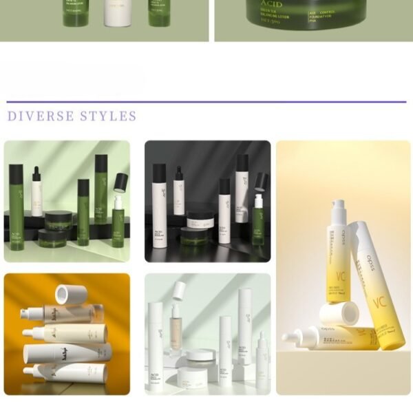 Customize Pump Lotion Glass Bottle Cylinder Cream Jar - Image 6
