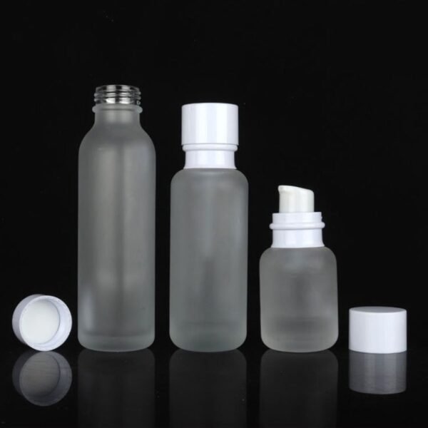 custom skin care bottle 100ml pump 50g cream jar - Image 3