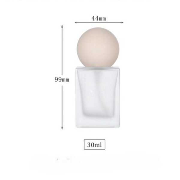 30ml square foundation bottle glass cosmetic packaging - Image 5
