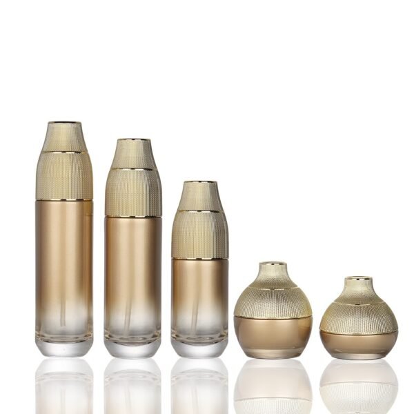 OEM Cosmetic Set Packaging 100ml Pump Bottle Glass Cream Jar - Image 7