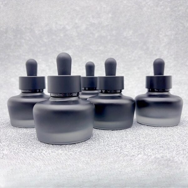 Empty Clear 30ml Serum Dropper Bottle Cosmetic Container