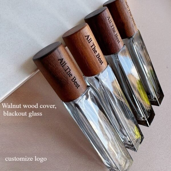 Empty 10ml Perfume Glass Bottle Square Clear Bottle - Image 3