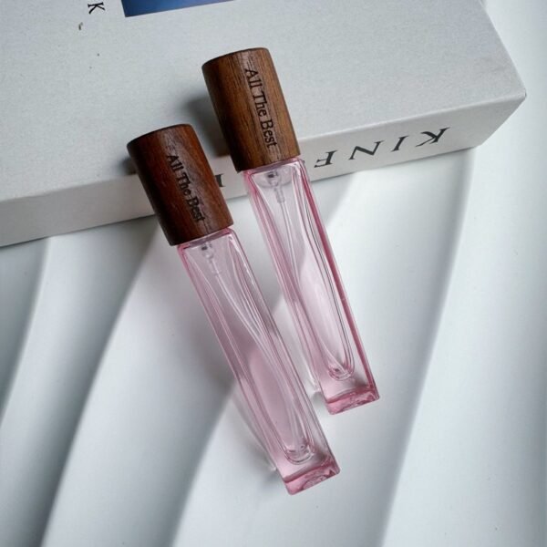 Empty 10ml Perfume Glass Bottle Square Clear Bottle - Image 5