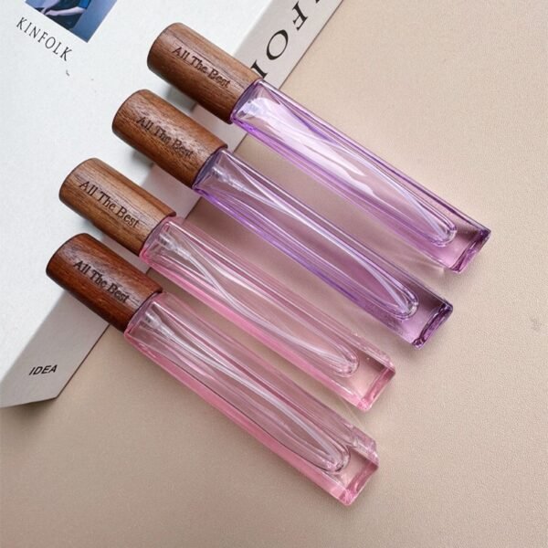 Empty 10ml Perfume Glass Bottle Square Clear Bottle - Image 7