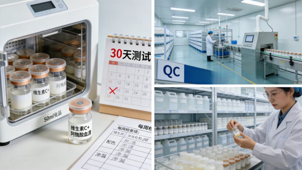 formulation test for cosemtic packaing or skincare packaging to the skincare formular. As cosmetic packaging supplier, we strongly adivse our buyer to test if there has 